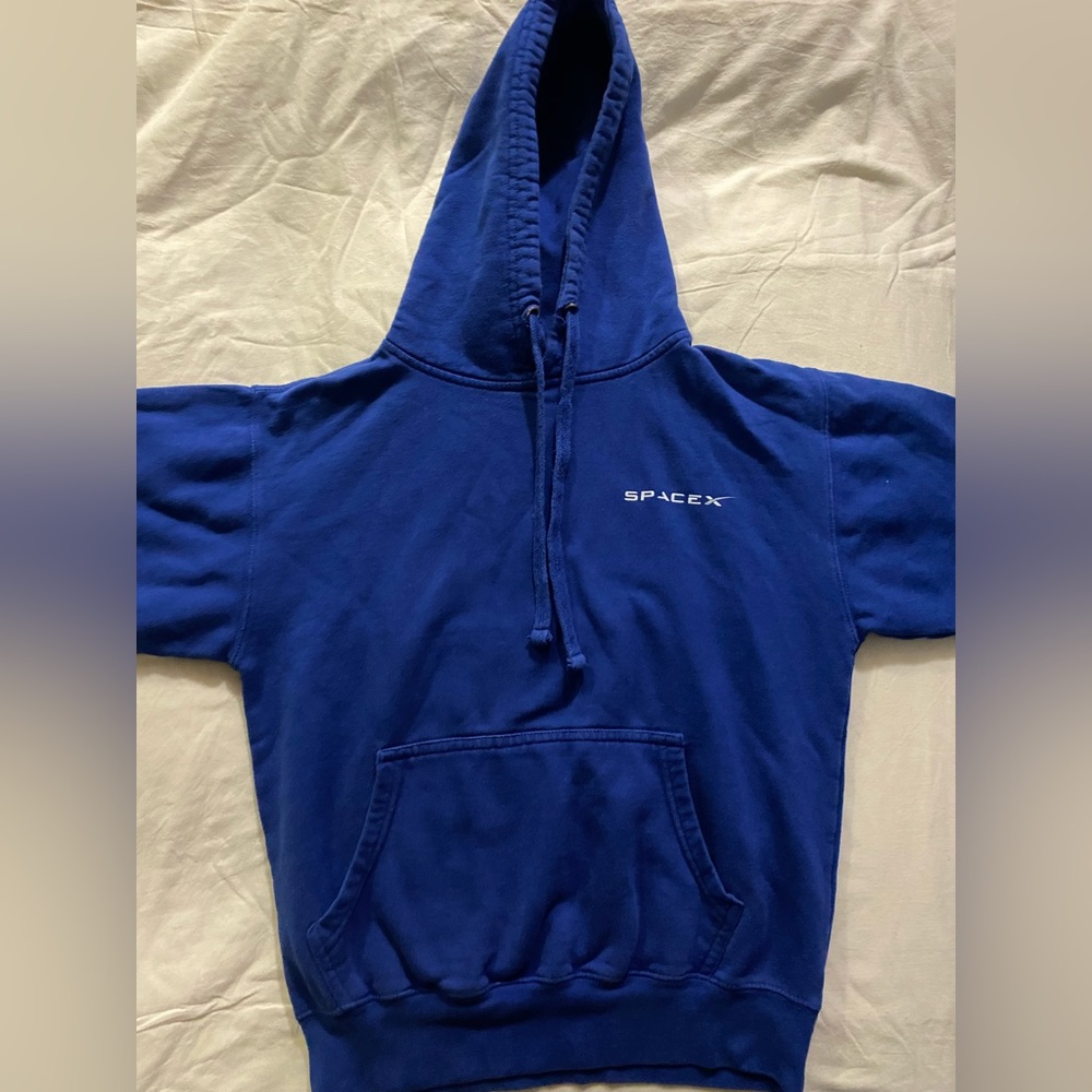 Spacex Hoodie BLUE - SMALL